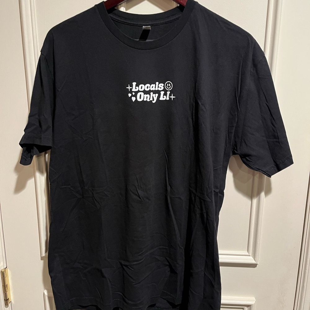 Locals Only LI “The Perfect Local Match” Black Short Sleeve Tee